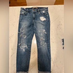 Joes “boyfriend” destroyed straight jean
